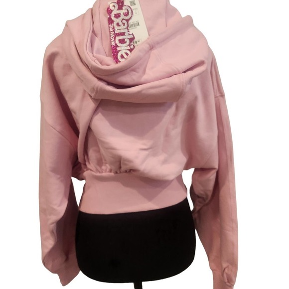NWT Zara Barbie The Movie Sweatshirt in Pink Size L - Picture 4 of 5